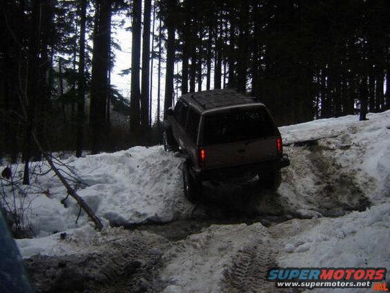 This snow was slick.