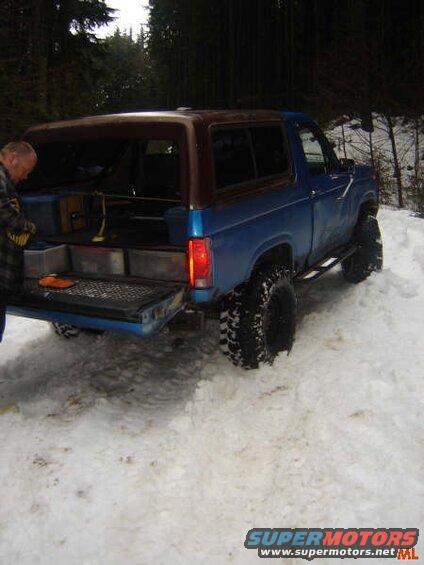 Once back on the road, I decided to air down a bit more; traction was terrible.