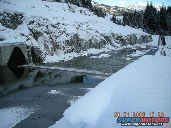 One of the many "mini" dams under construcion.