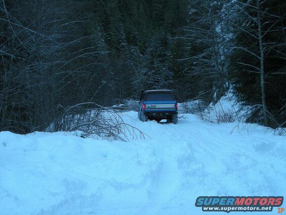 About 15km up the Mamquam was as far as the plow went.