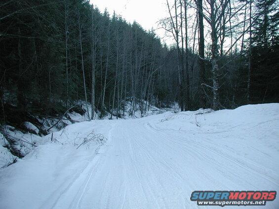 Looks like a well groomed ski run.