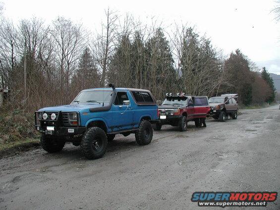 Airing down at Norrish Creek.