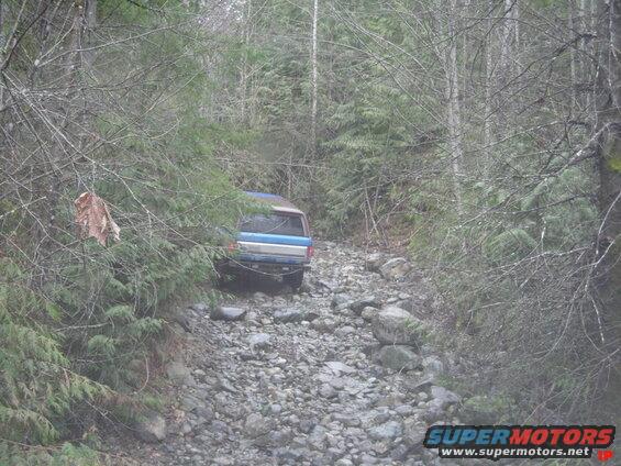 Heading up the hard line.