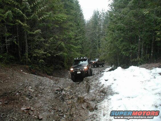 The V-rock en route to Sunrise Lake.