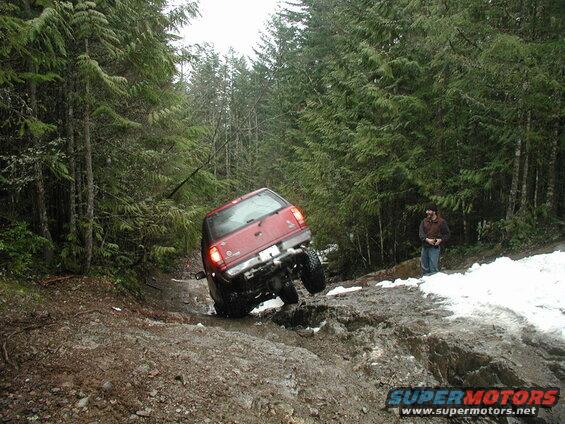 Big air! He had at least 12" of clearance at one point.