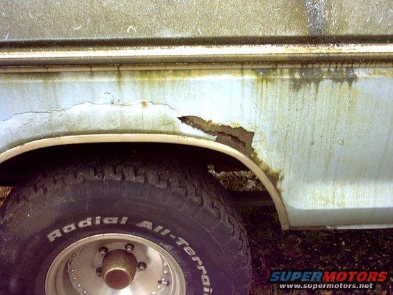 Fenderwell cancer on both sides