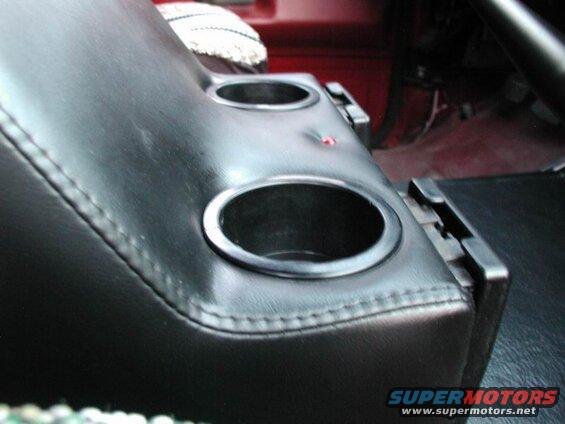 The broken drink holder was bugging me, so I got some super-glue and fixed it up.