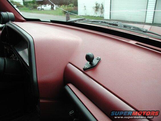 RAM mount for the PDA/GPS cradle.