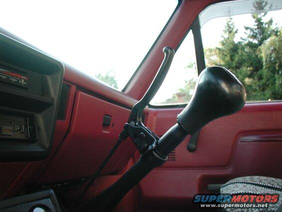 Hand throttle.