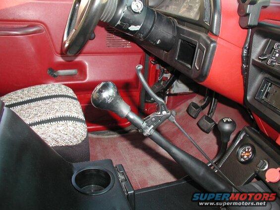 Hand throttle.