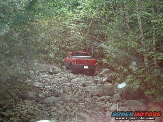 Heading up the "hard way".