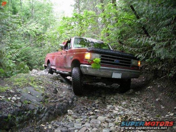 After some creative driving, he makes it unscathed.