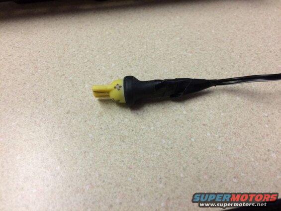 Made a "194" adapter to plug into the stock light.