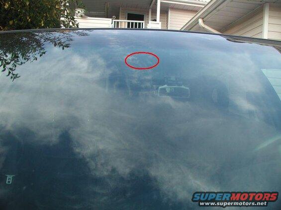 A bad picture showing how you can barely see the camera.