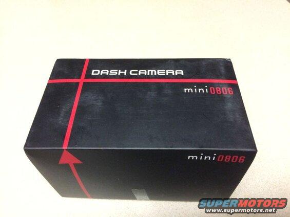 The old camera was intermittently not working, so I did some research and decided to get a "Mini 0806".
