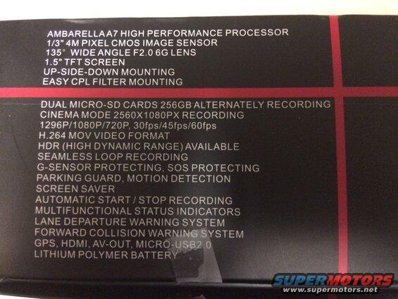The old camera was intermittently not working, so I did some research and decided to get a "Mini 0806".