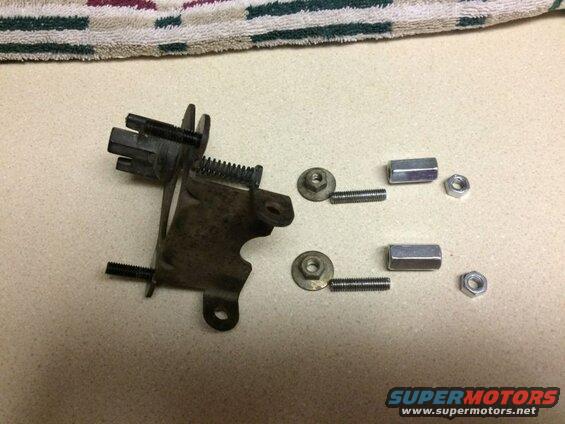 Fog light bracket and the hardware.