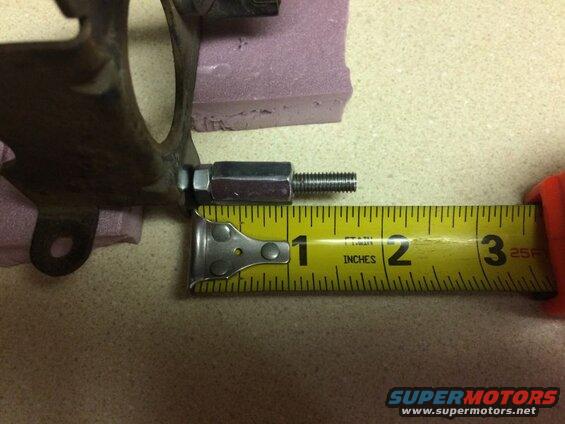 One inch of extension.