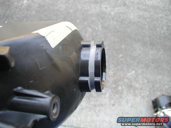 The old mounting area has to go.