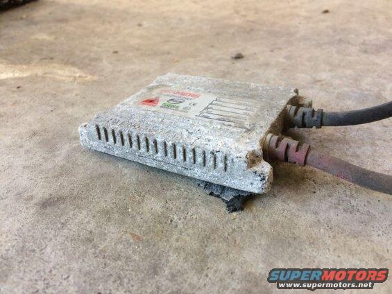 The old Beamers ballast; installed 7 years ago.