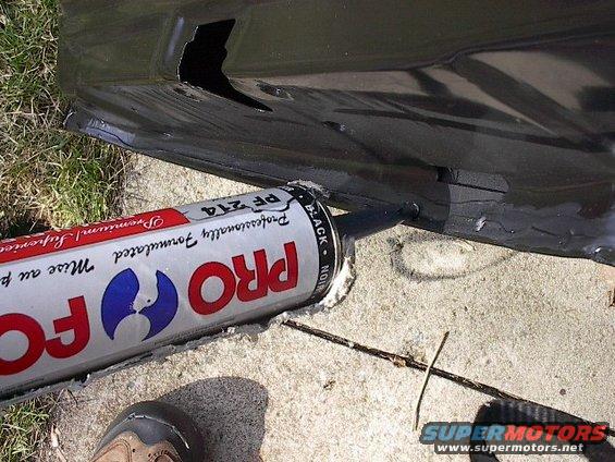 picture-103.jpeg Sealing up the crimped edges on the new door shells.  It's sandable and paintable and drys real quick. Push it into the seams pretty quick.