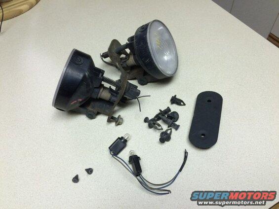 Went to Pick-A-Part and got some fog lights and a few other parts.