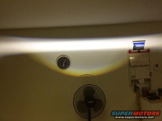 The beam pattern.