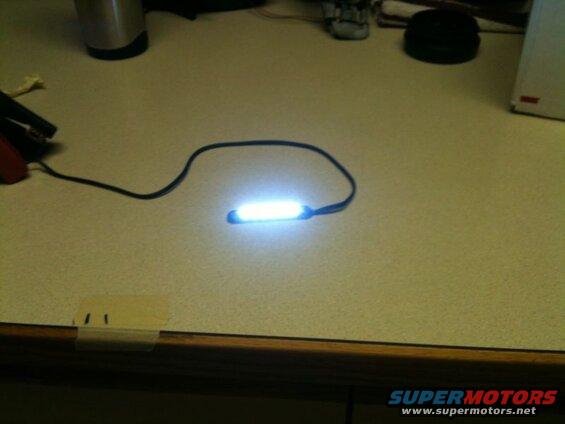 Testing the 6 LED module.