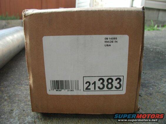 Walker resonator pipe #21383 and gasket #31532.