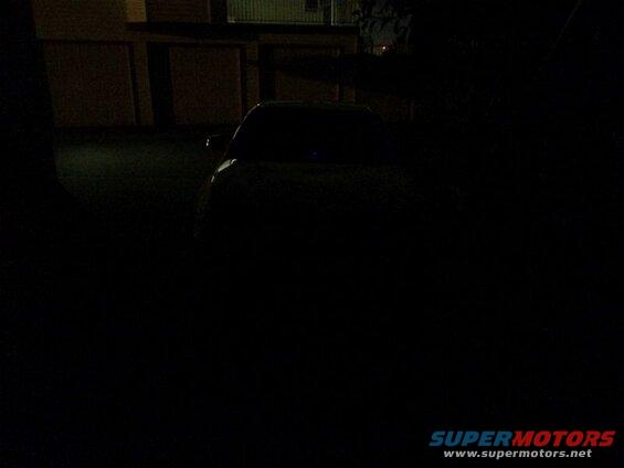 Night shot; no flash.