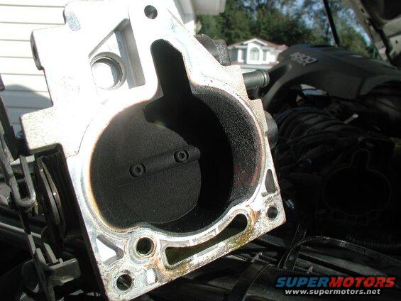 Admire how dirty the throttle body is.
