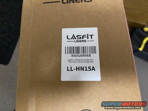 LasFit floor liners.