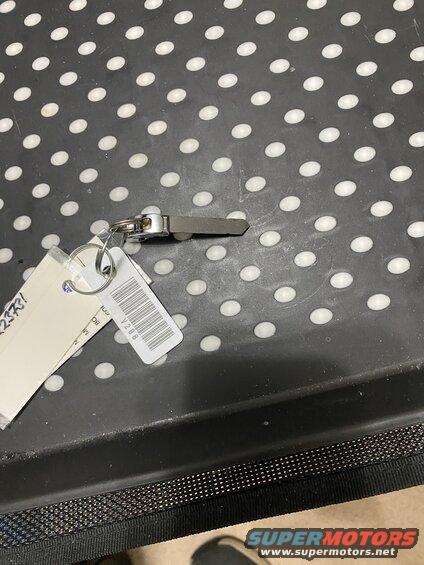 The emergency key from my spare keyfob.