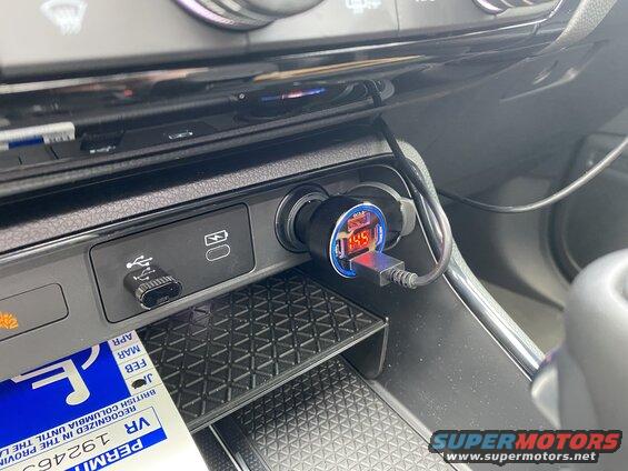 Changed to a red display.