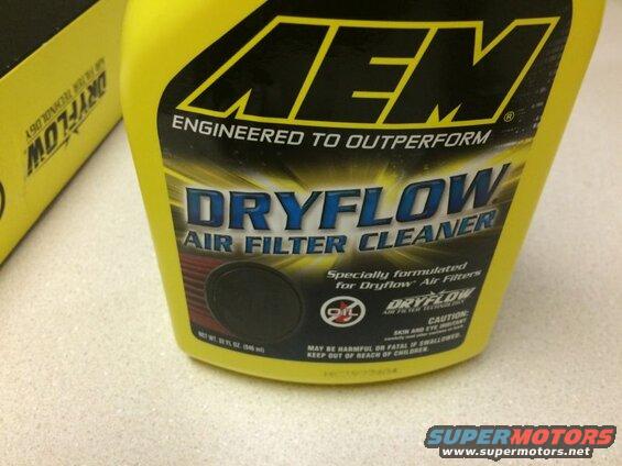 AEM #1-1000 dryflow filter cleaner.