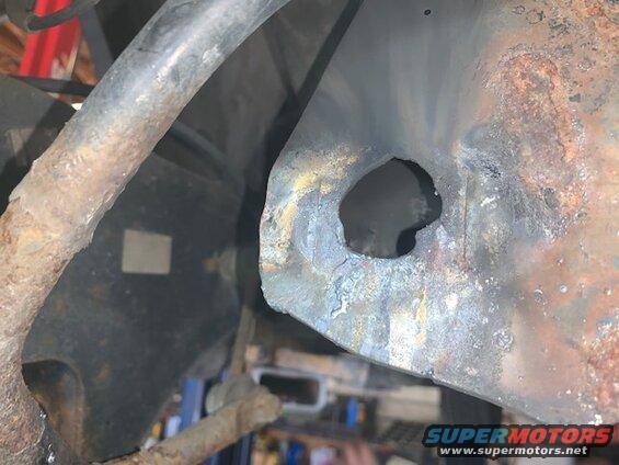 Rear hole.