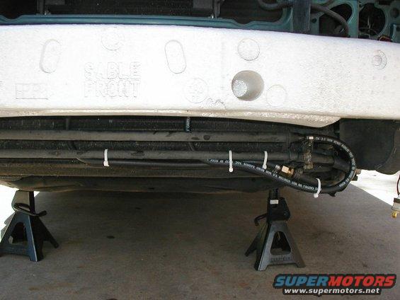 aux-at-cooler-hoses-2.jpg New hoses and how they're tie-wrapped to the existing power steering and transaxle fluid coolers.