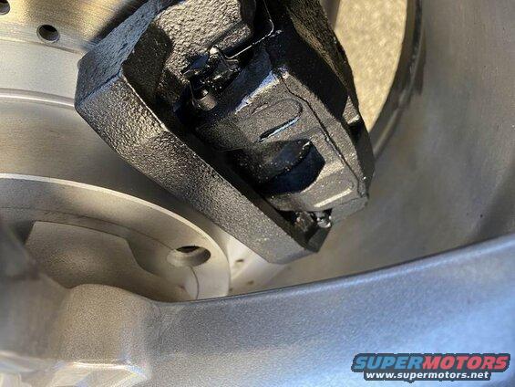 One rear rotor was missing the e-brake adjuster plug, so I will have to get one..