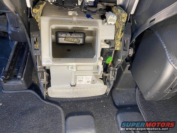 Removing the old panel.