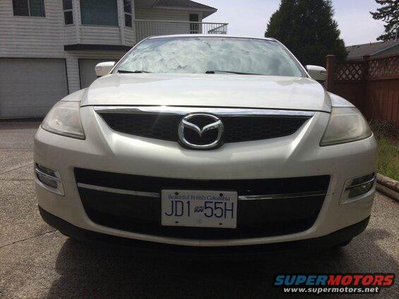 White 2009 Mazda CX-9 front view with BC license plate JD1 55H