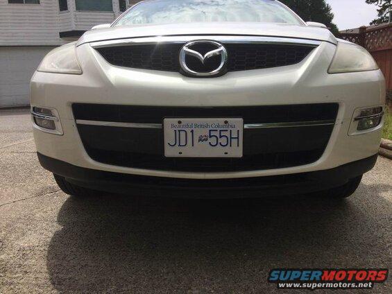White 2009 Mazda CX-9 front view with license plate JD1 55H