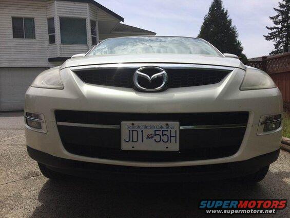 White 2009 Mazda CX-9 front view with BC license plate JD1 55H