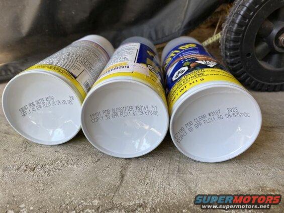 Plasti Dip white, glossifier and clear.