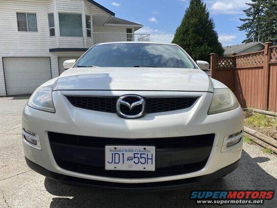 White 2009 Mazda CX-9 front view