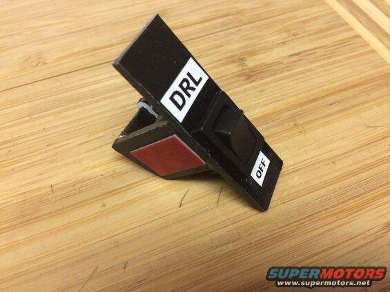 I made this plastic switch holder for the cubby, but the adhesive wouldn't hold and it ended up falling to pieces as I installed it.....