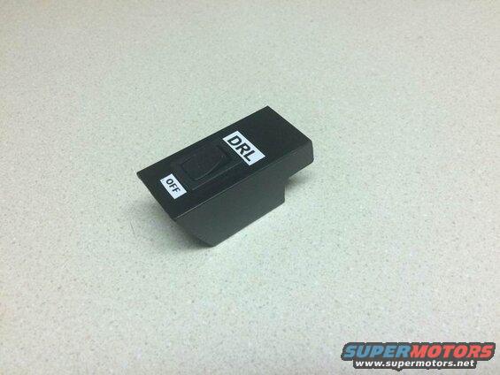 Black DRL OFF toggle switch