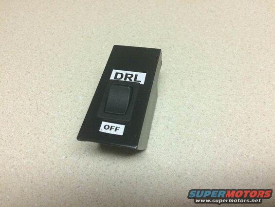 Black DRL OFF switch