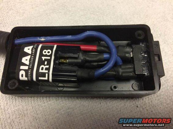 Cram it all in there. This is the "control box".