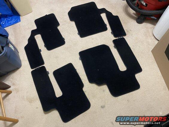The old carpet mats.