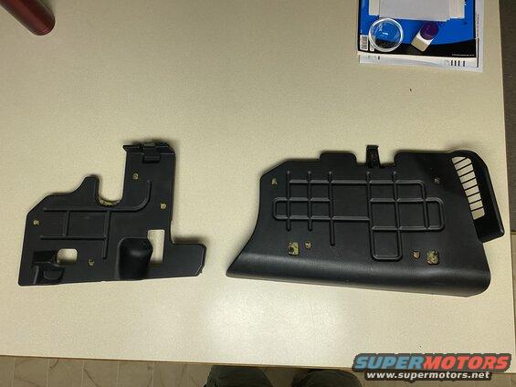 Drivers side panel / passenger side panel.